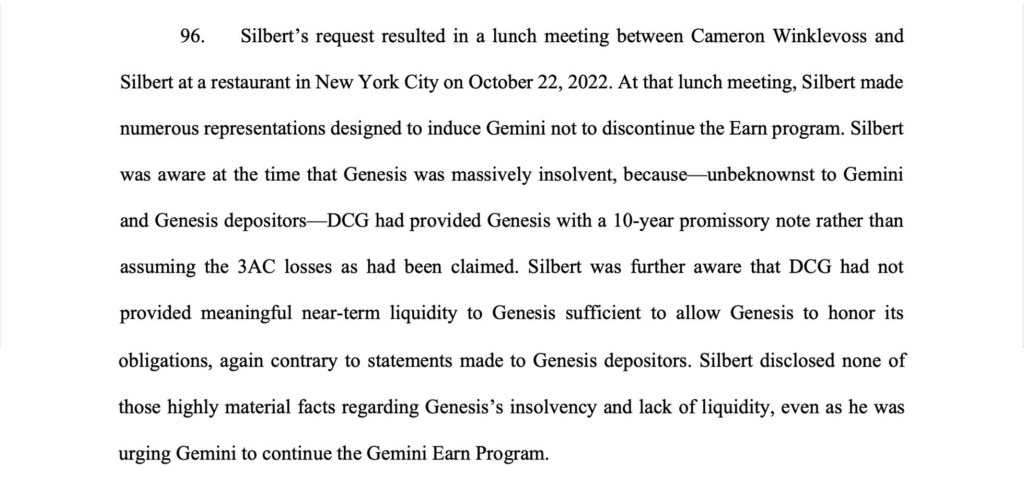 Gemini以欺诈阴谋起诉DCG，DCG称其为“宣传噱头”